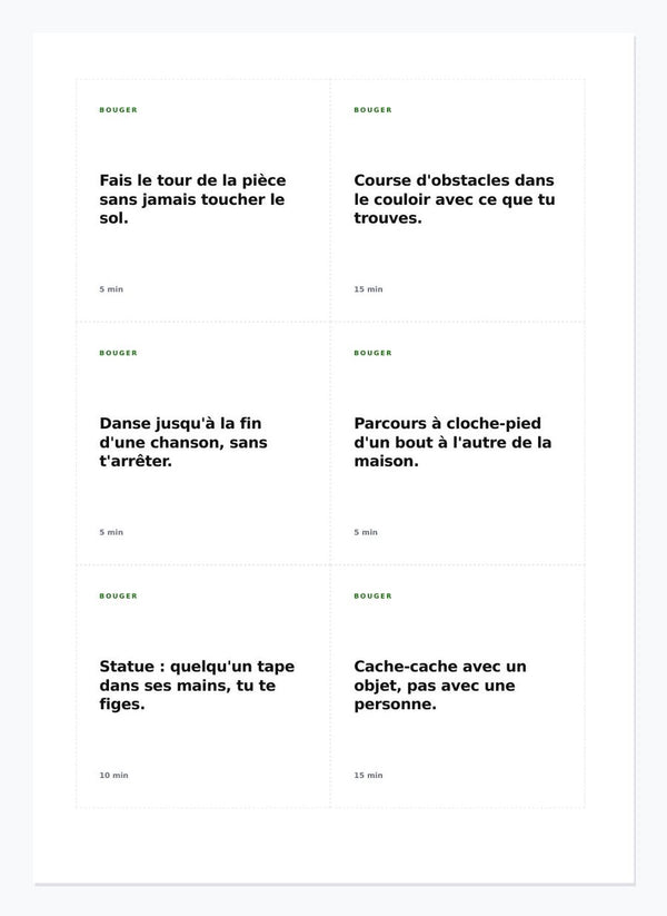 KIT FAMILLE SANS ÉCRAN