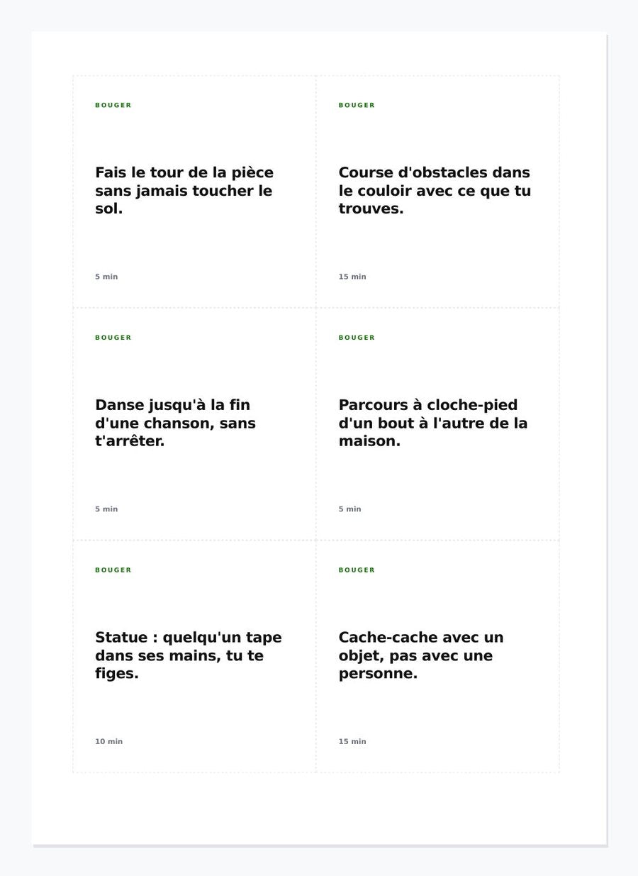 KIT FAMILLE SANS ÉCRAN — aperçu 3